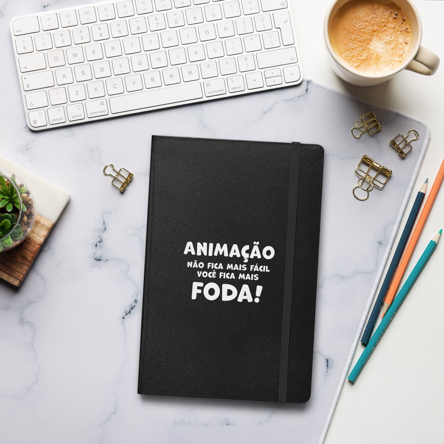 Caderno de anotação do animador